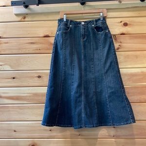 MOTTO DENIM SKIRT